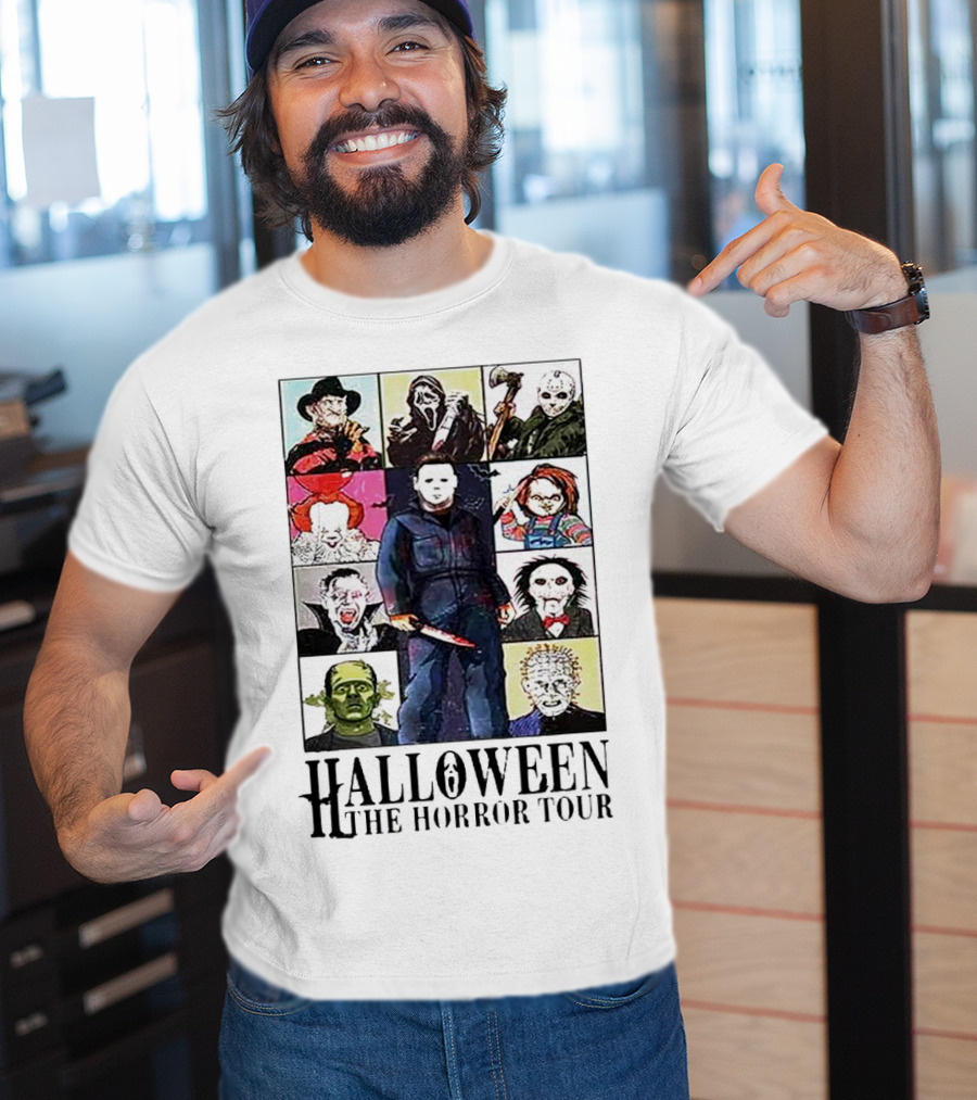 Halloween Horror Movie Characters The Horror Tour T-Shirt