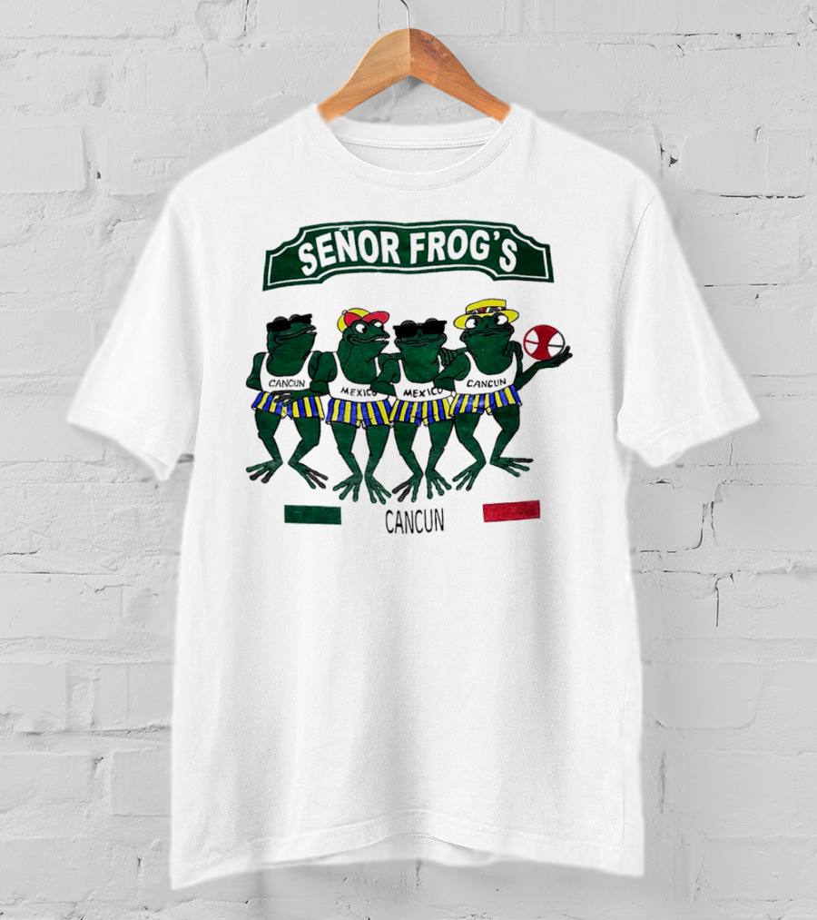 Senor Frog's Mexico Cancun Vintage 90's T-Shirt