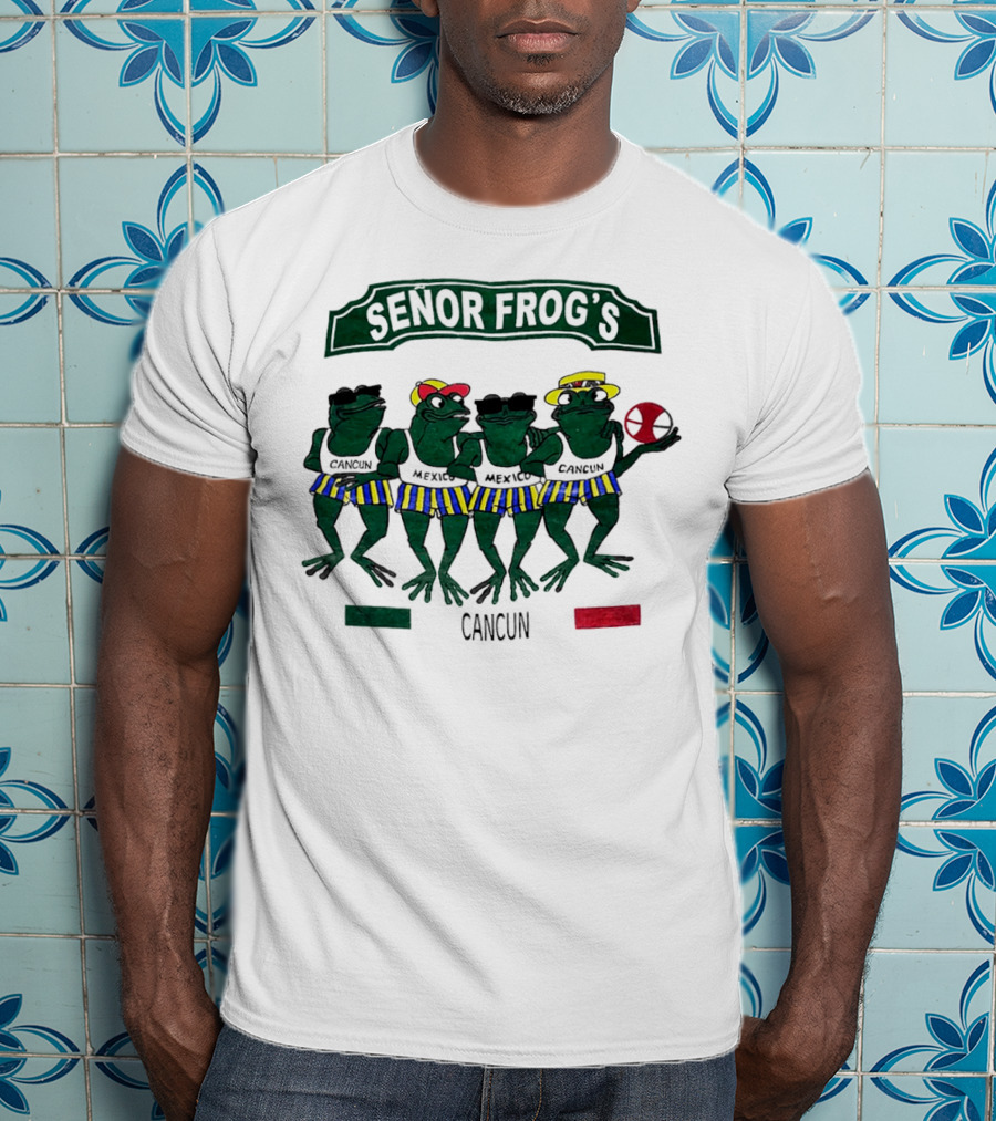 Senor Frog's Mexico Cancun Vintage 90's T-Shirt