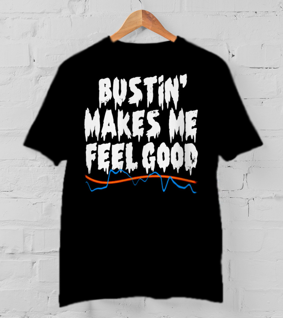 Bustin' Makes Me Feel Good Ghostbusters Electro Wave T-Shirt