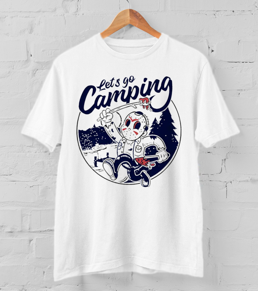 Let's Go Camping With Jason Voorhees Halloween T-Shirt