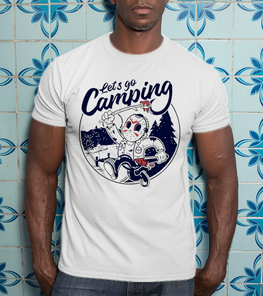 Let's Go Camping With Jason Voorhees Halloween T-Shirt