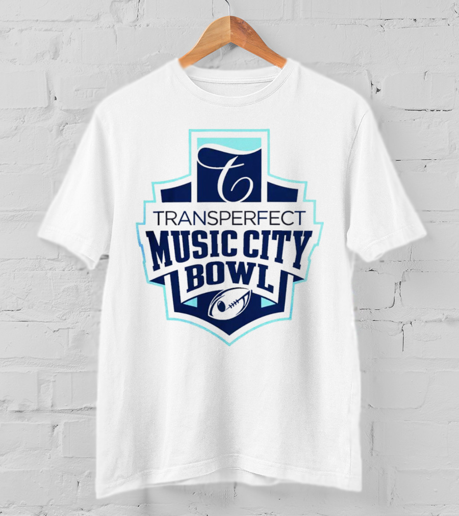 Transperfect Music City Bowl Football Emblem T-Shirt