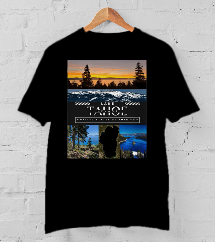 Lake Tahoe Nevada Scenic Views United States Of America T-Shirt