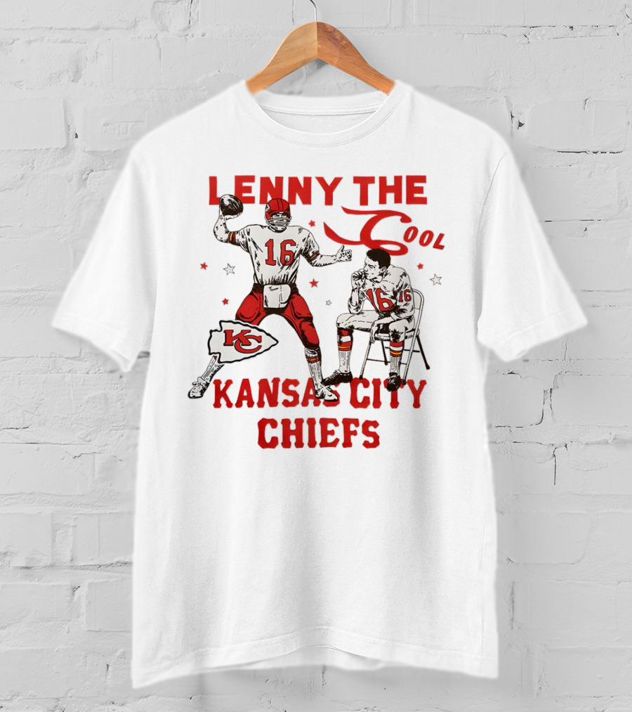 Lenny The Cool Len Dawson Kansas City Chiefs 16 T-Shirt