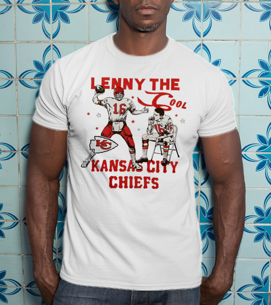 Lenny The Cool Len Dawson Kansas City Chiefs 16 T-Shirt