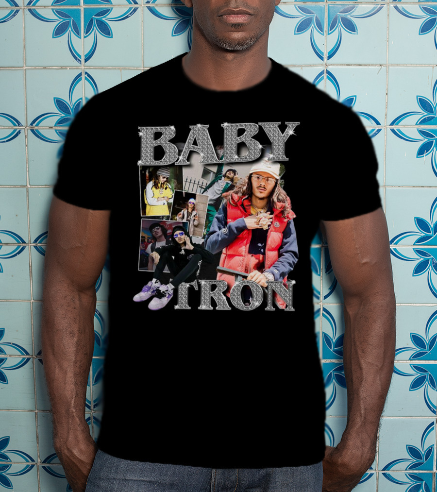 Babytron Hip Hop Style Collage Pullover Aesthetic T-Shirt