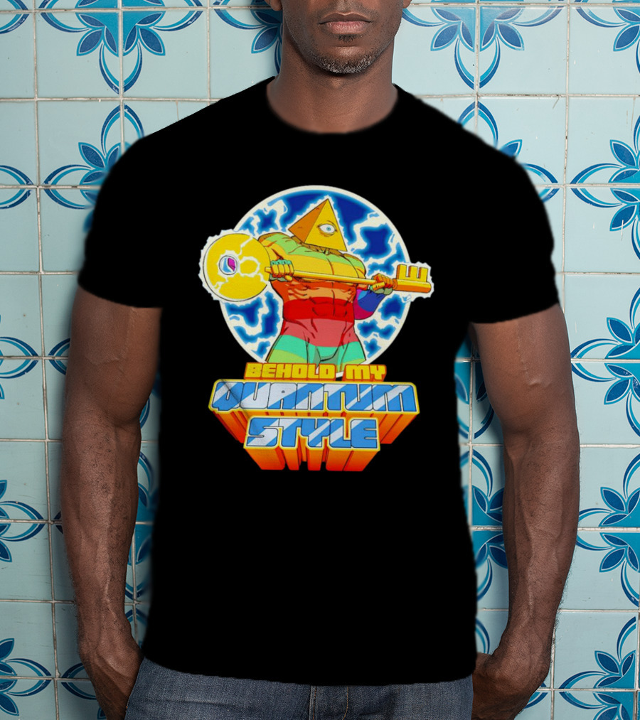 Behold My Key Master Quantum Style Pyramid Head With Cosmic Power T-Shirt