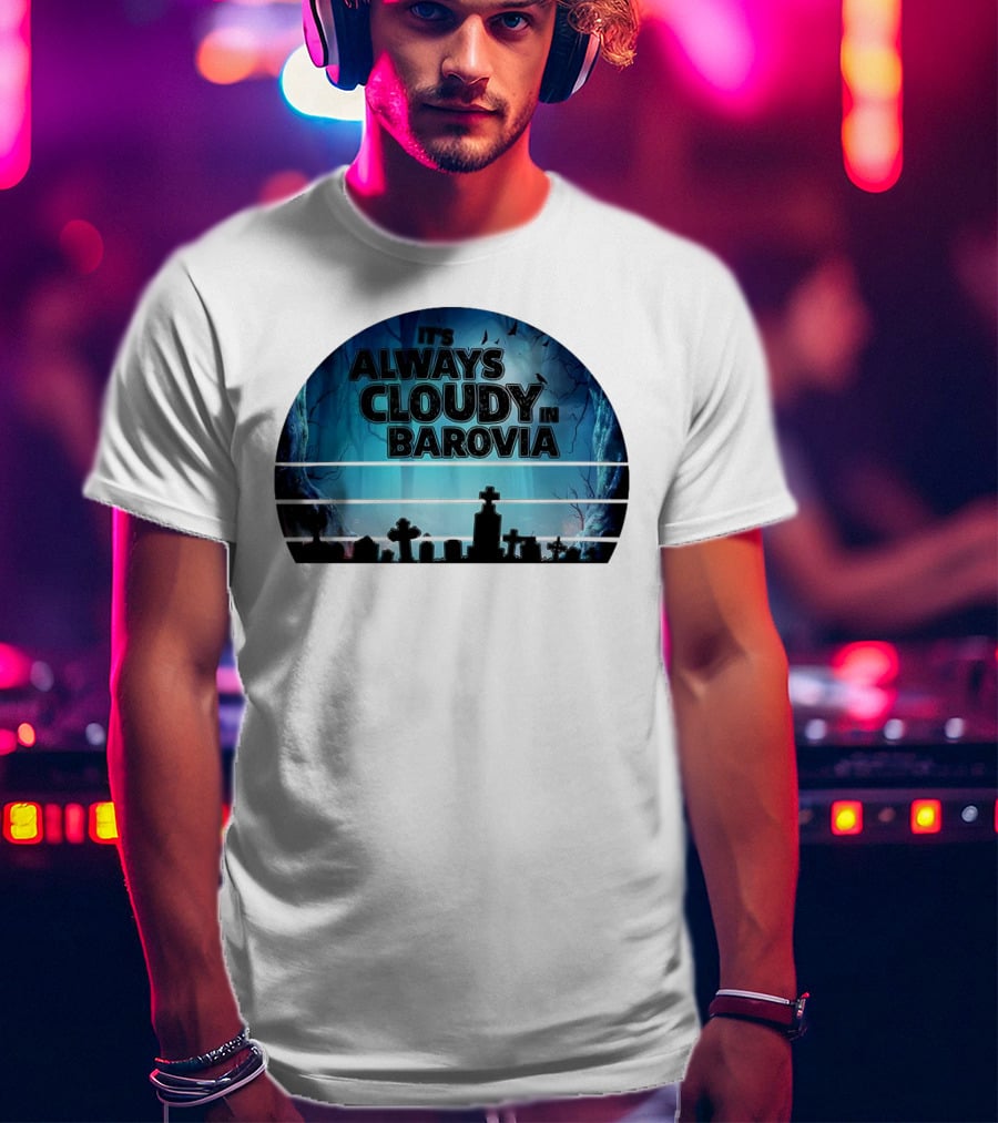 It's Always Cloudy In Barovia Graveyard Scene T-Shirt