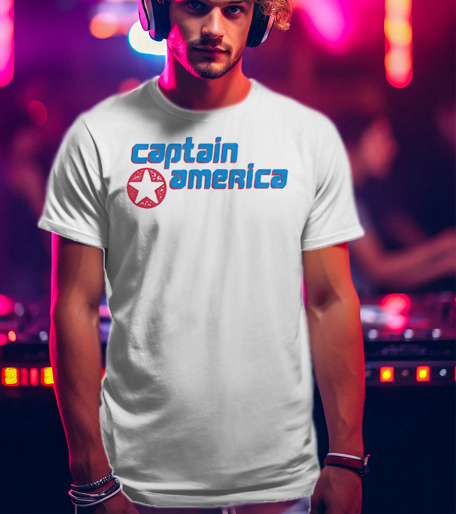 Captain America Retro Star T-Shirt
