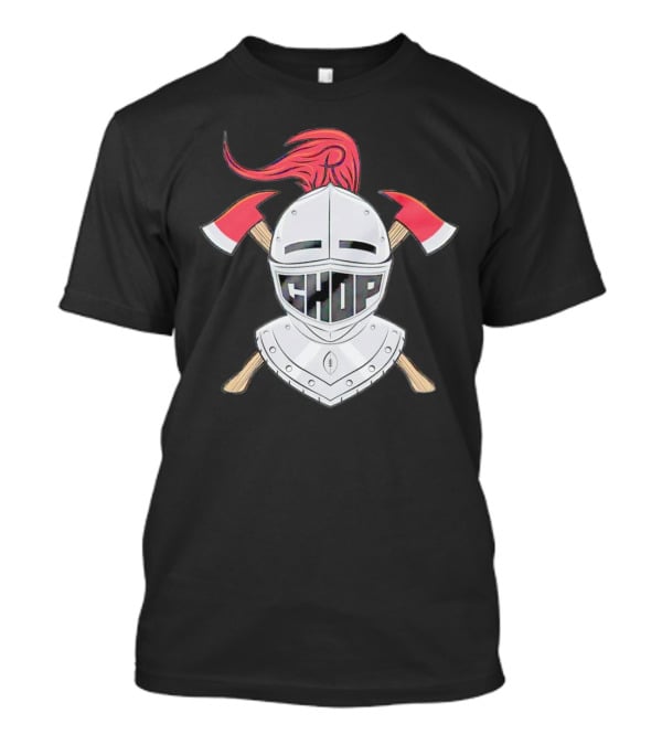 UCF Knights Football Helmet Axes Chop Shield T-Shirt