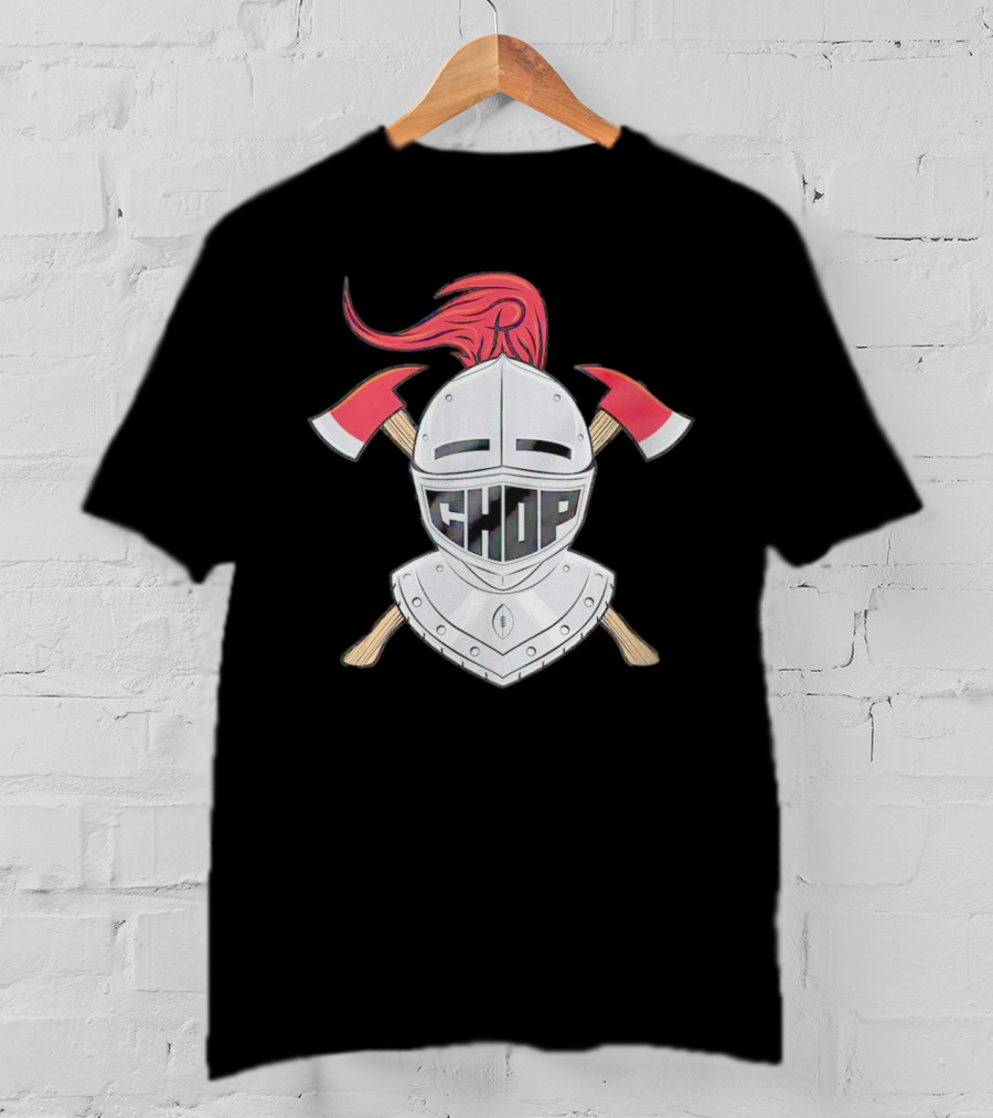 UCF Knights Football Helmet Axes Chop Shield T-Shirt