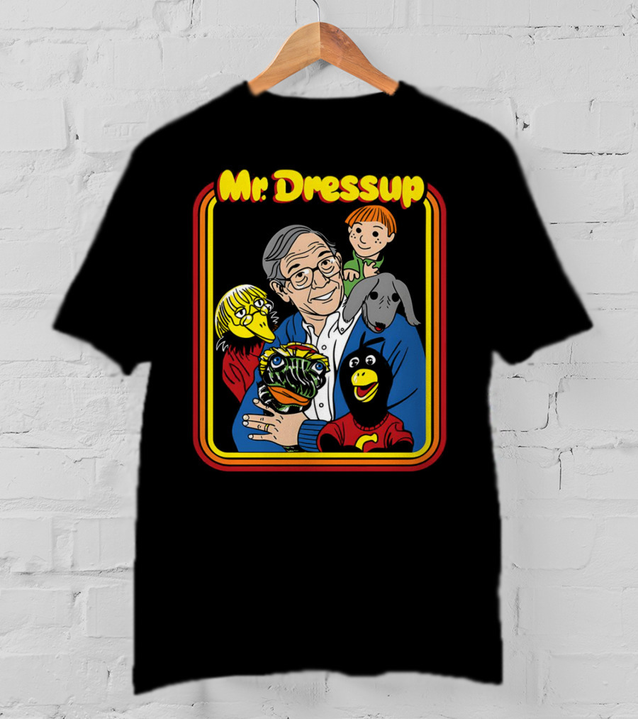 Mr. Dressup With Friends And Puppets Illustration CBC Collaboration T-Shirt