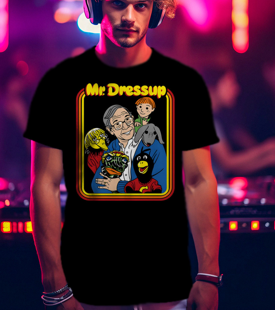 Mr. Dressup With Friends And Puppets Illustration CBC Collaboration T-Shirt