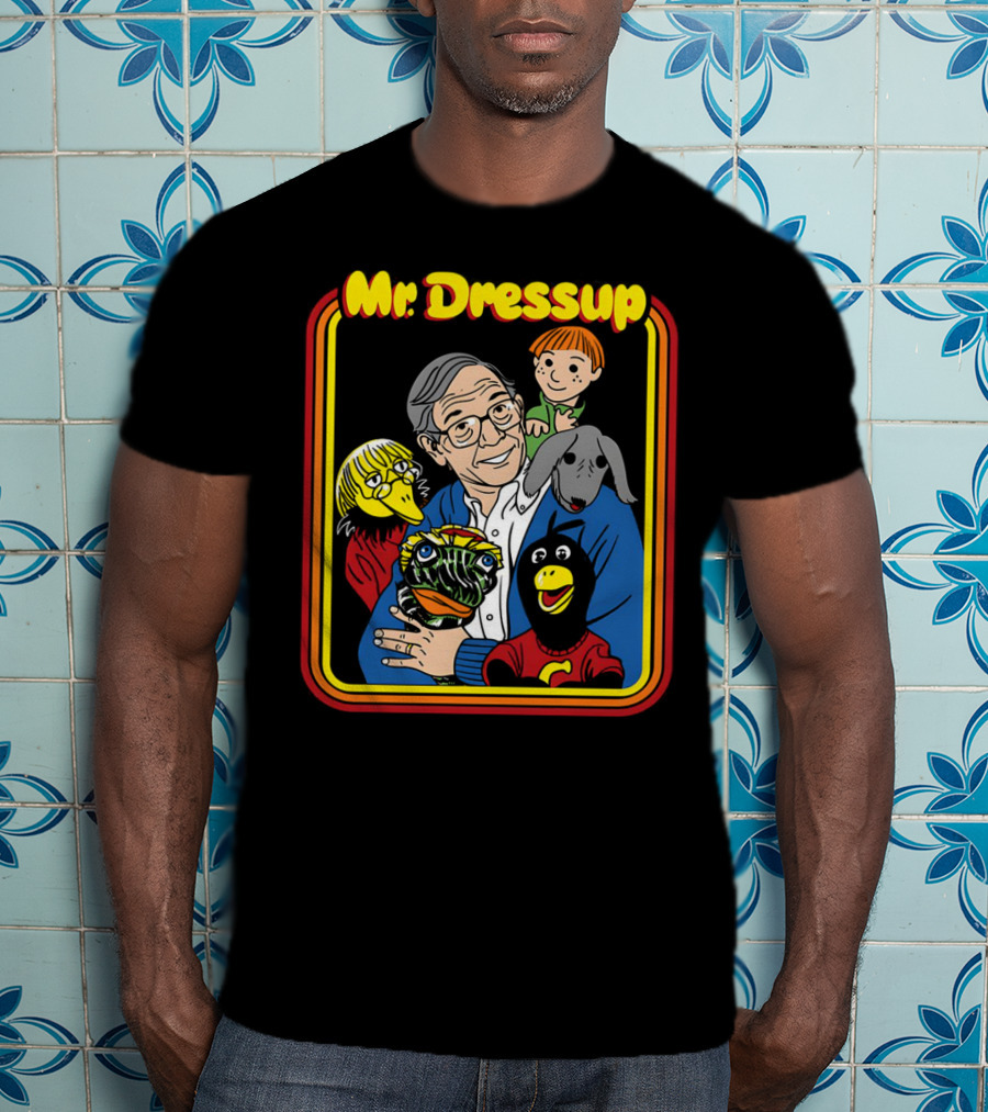 Mr. Dressup With Friends And Puppets Illustration CBC Collaboration T-Shirt
