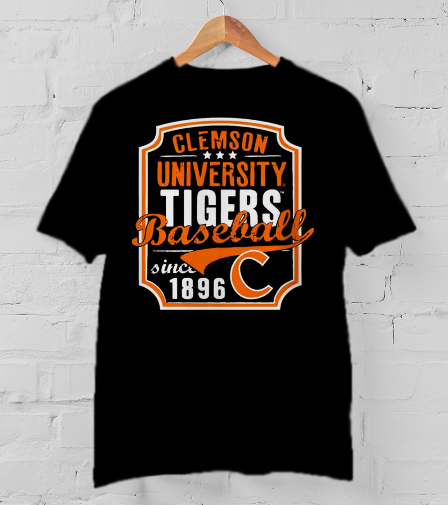 Clemson University Tigers Baseball Since 1896 T-Shirt