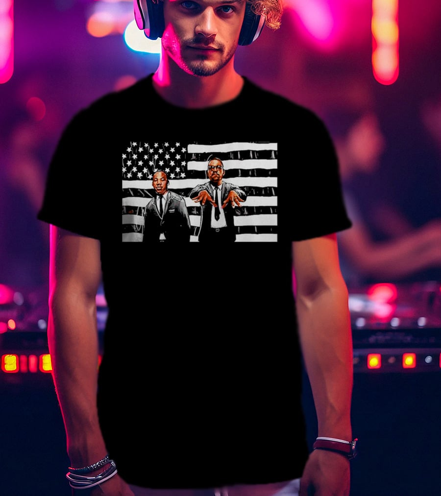 Martin And Malcolm Outcast Stankonia Black And White Stripes T-Shirt