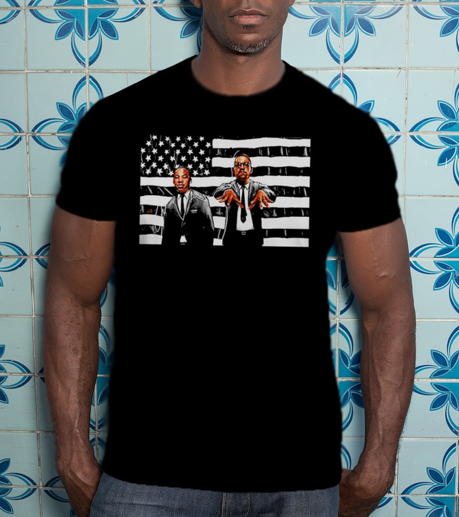 Martin And Malcolm Outcast Stankonia Black And White Stripes T-Shirt