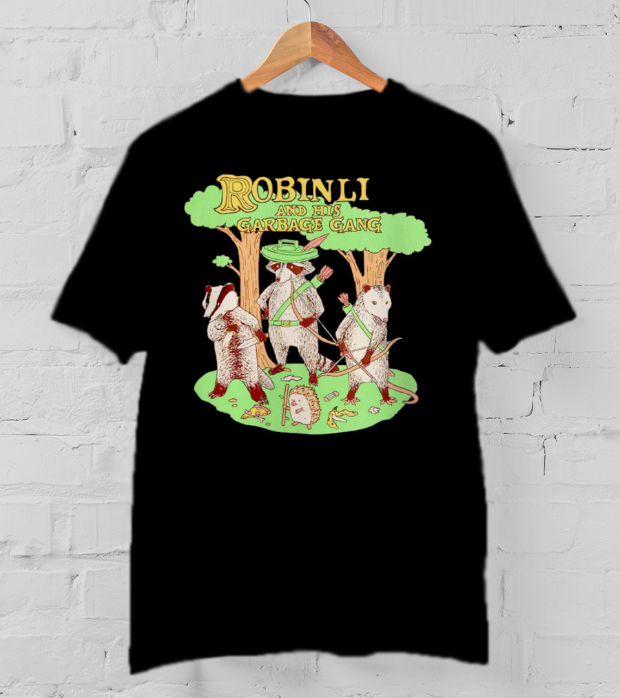 Robinlid And His Garbage Gang Forest Adventure With Badgers And Possum T-Shirt