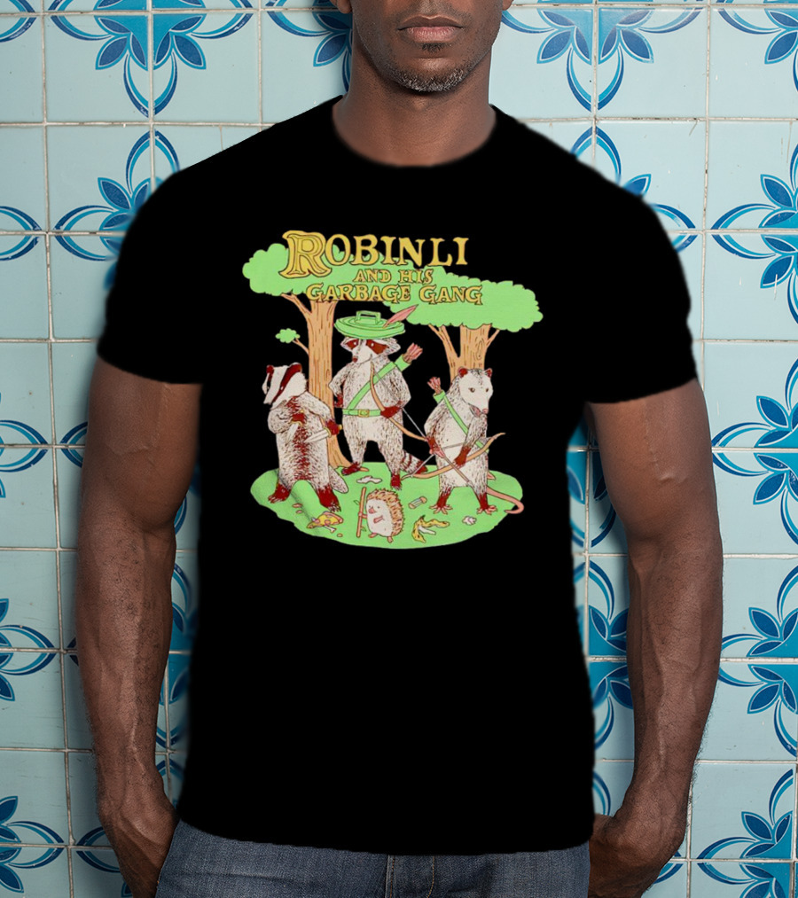 Robinlid And His Garbage Gang Forest Adventure With Badgers And Possum T-Shirt