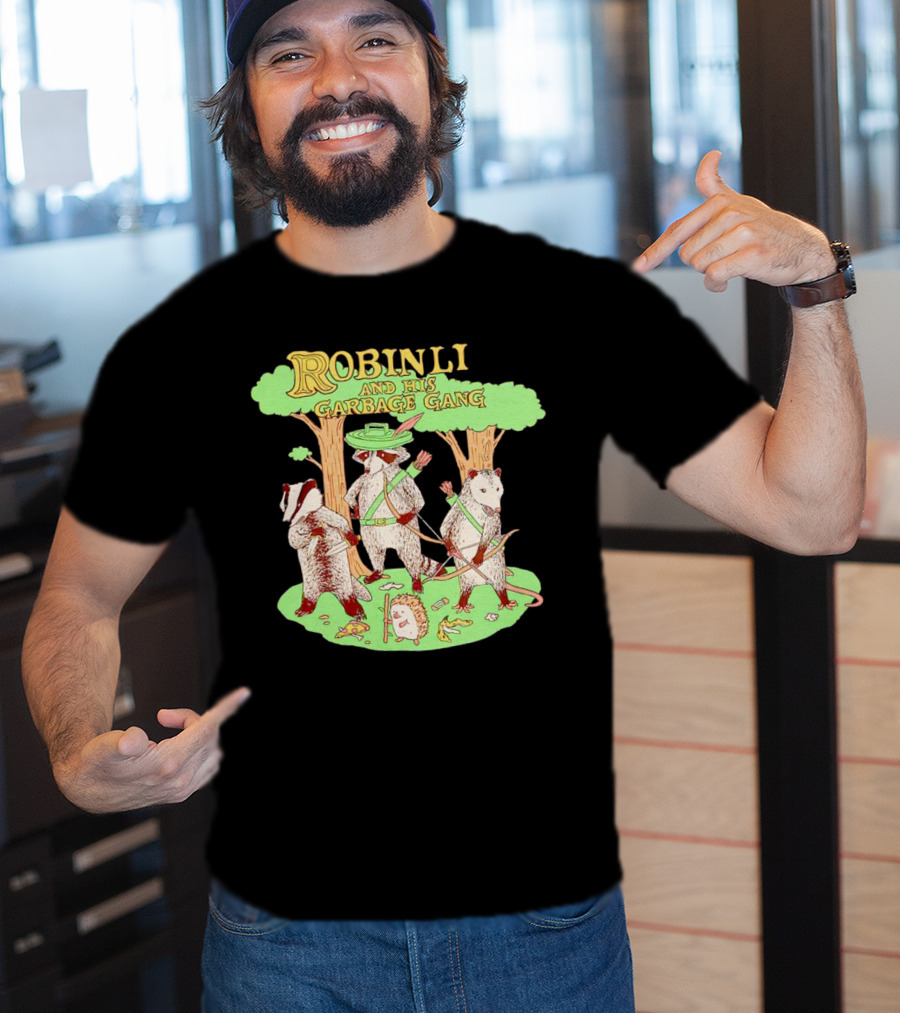 Robinlid And His Garbage Gang Forest Adventure With Badgers And Possum T-Shirt
