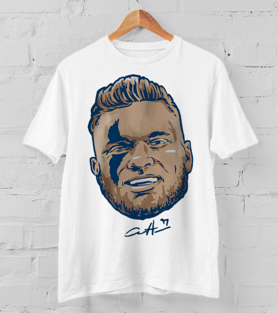 Aidan Hutchinson Swag Head Detroit Lions Signature T-Shirt