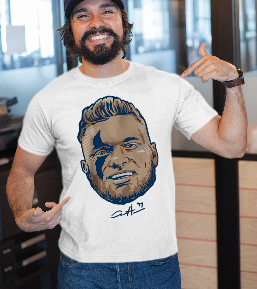 Aidan Hutchinson Swag Head Detroit Lions Signature T-Shirt