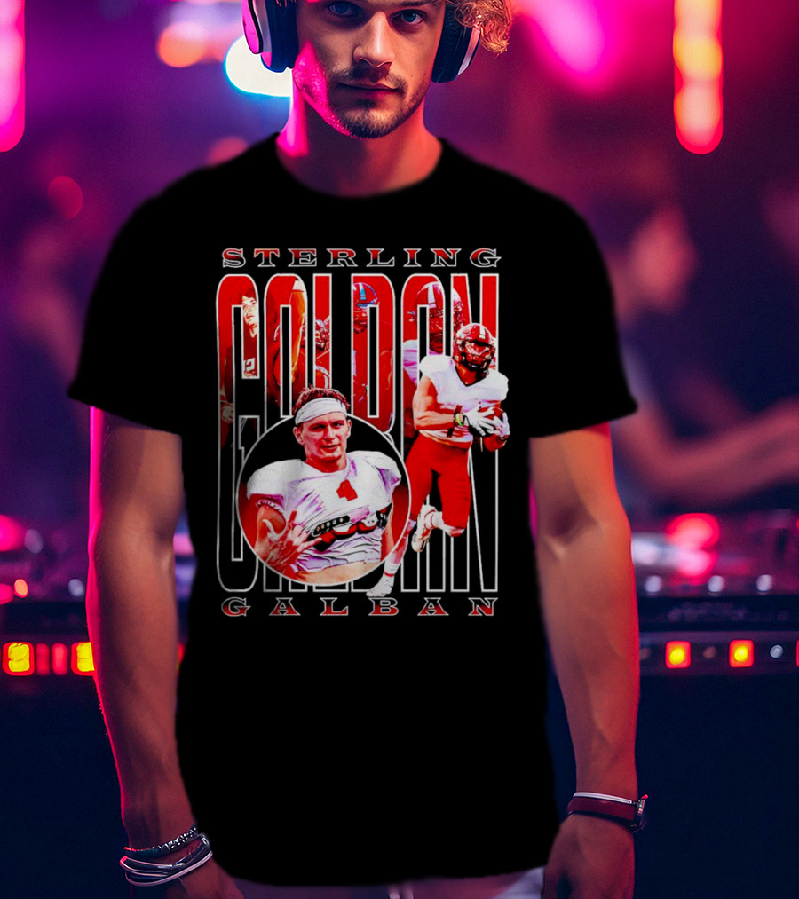 Sterling Galban Jacksonville State Gamecocks Football Star Receiver T-Shirt