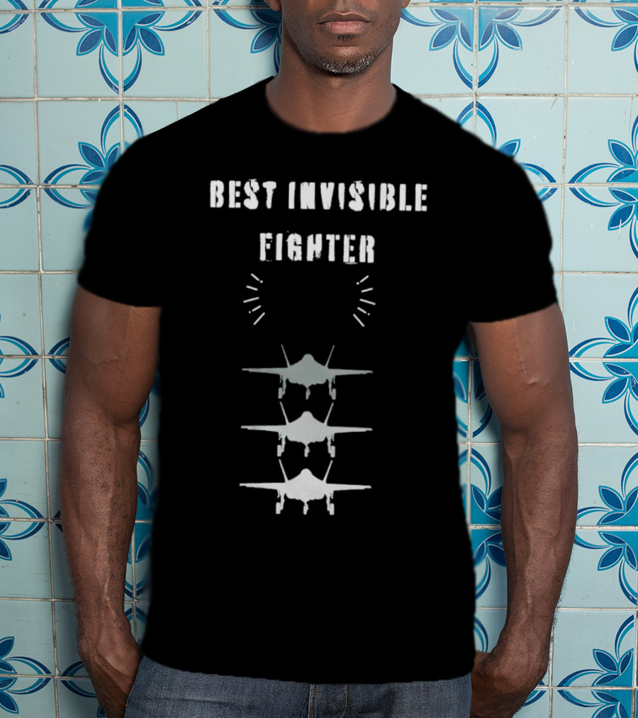 Best Invisible Fighter Jet Trio T-Shirt