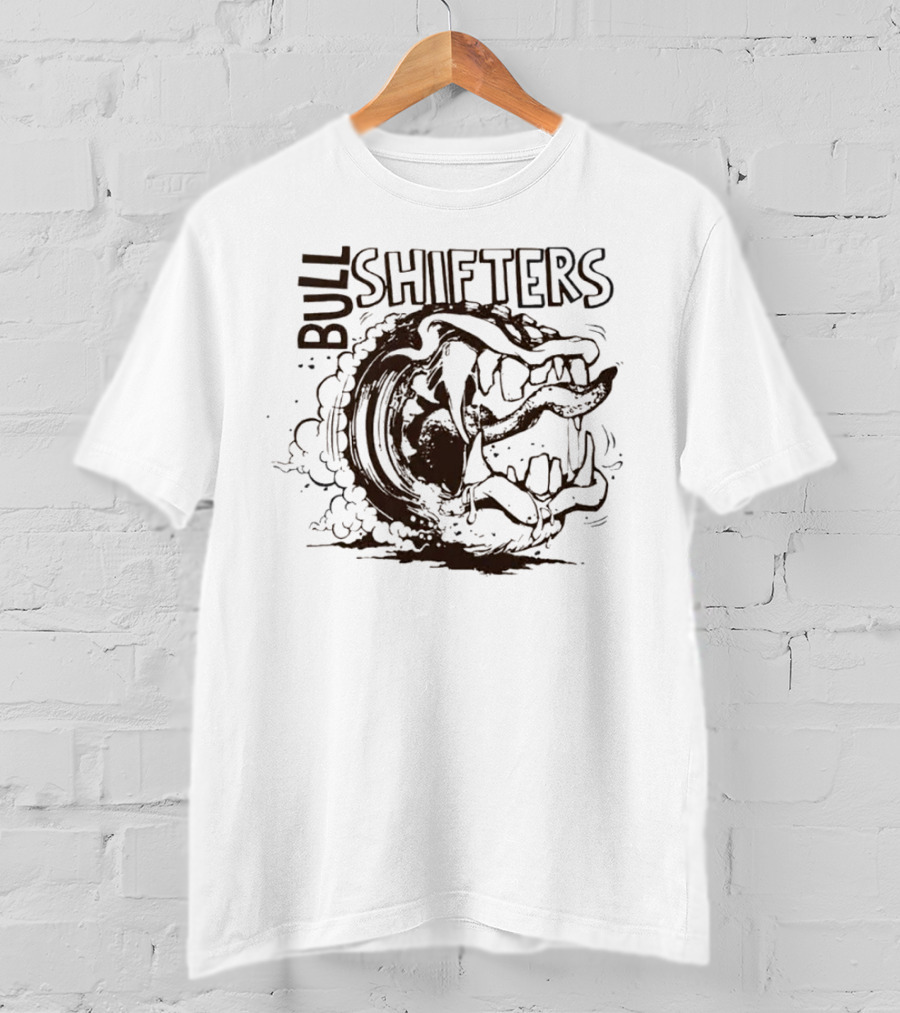 BULL SHIFTERS Aggressive Roaring Engine Power T-Shirt