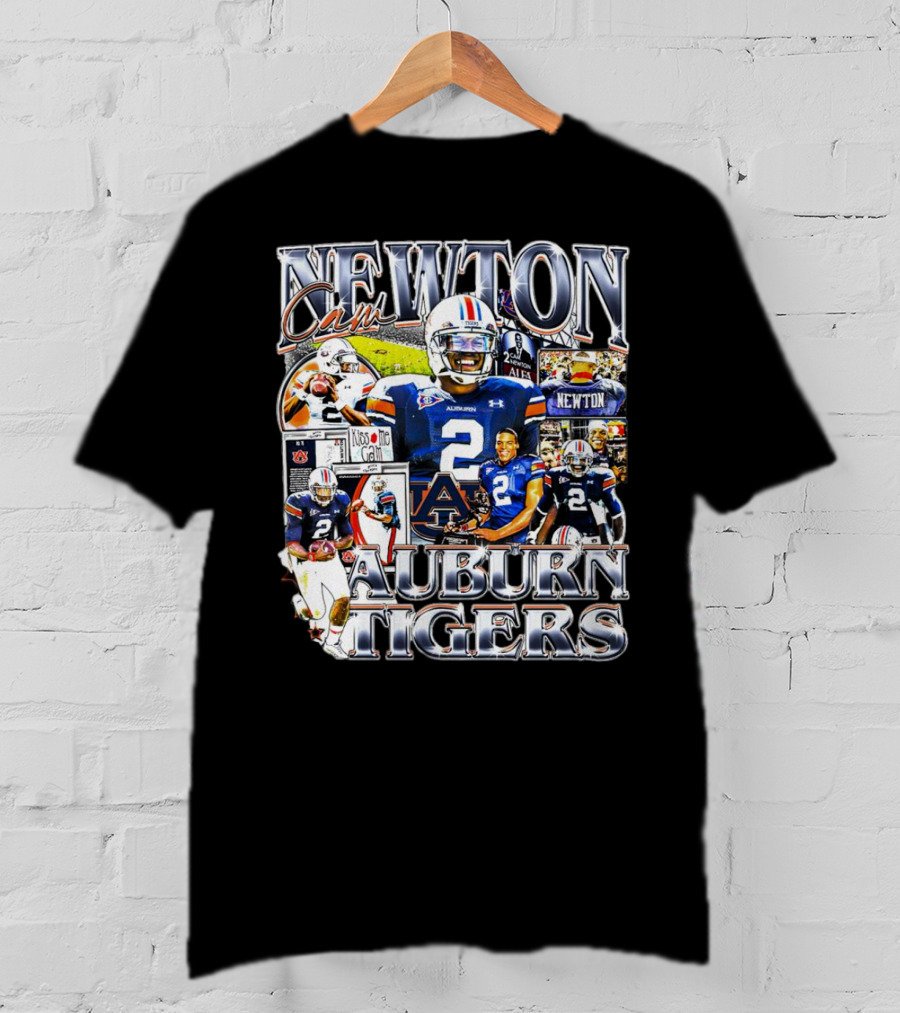 Cam Newton Auburn Tigers Football Collage T-Shirt