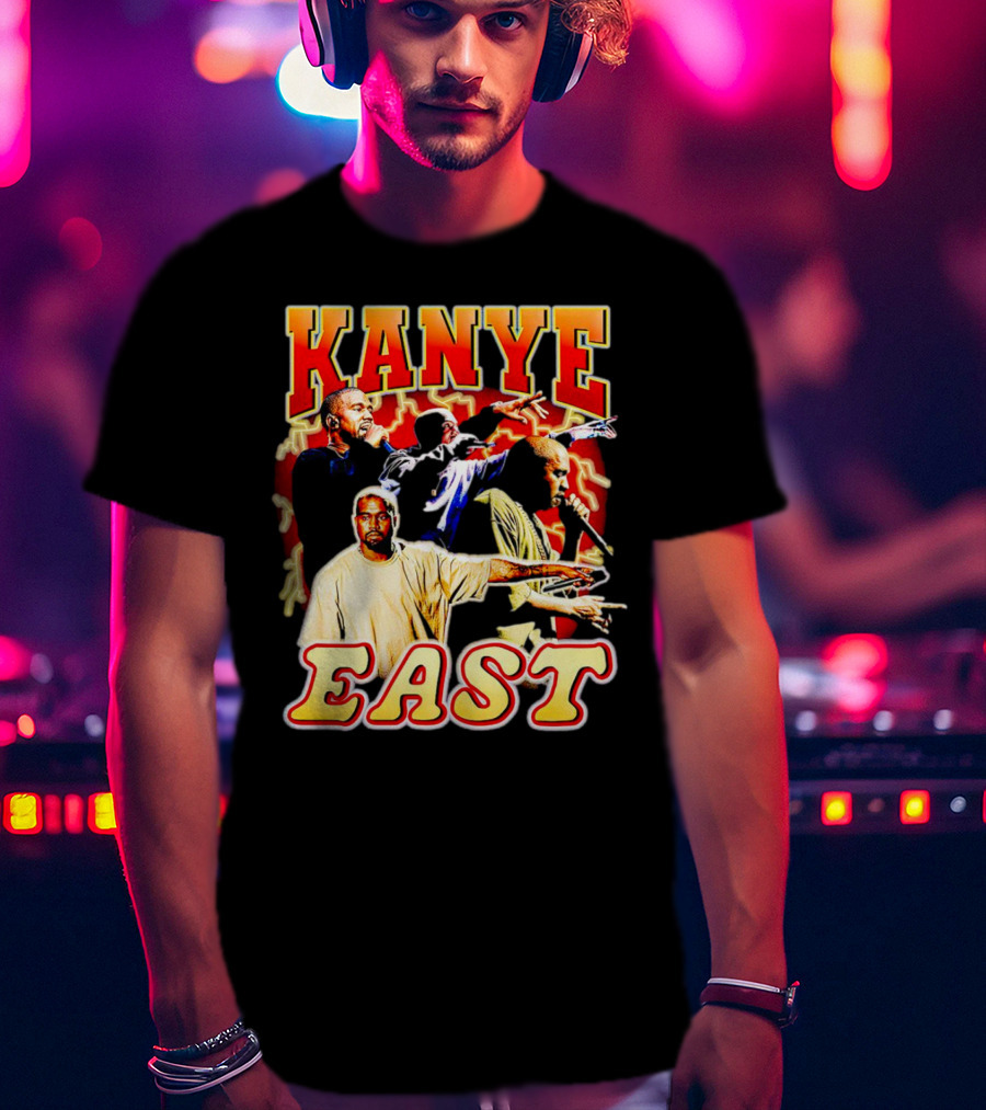 Kanye East Vintage Concert Collage T-Shirt