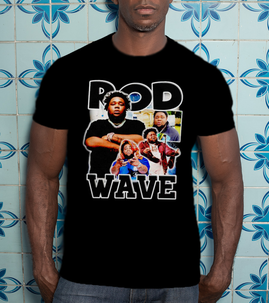 Rod Wave Vintage Collage Hip Hop T-Shirt