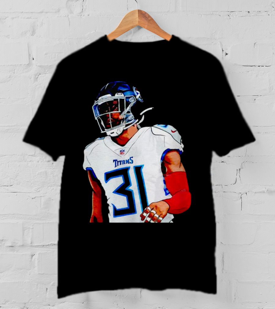 Kevin Byard Tennessee Titans 31 Cartoon NFL Player T-Shirt