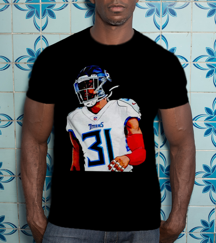 Kevin Byard Tennessee Titans 31 Cartoon NFL Player T-Shirt