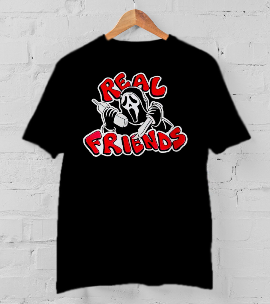 Real Friends Scream Ghostface Halloween Character T-Shirt