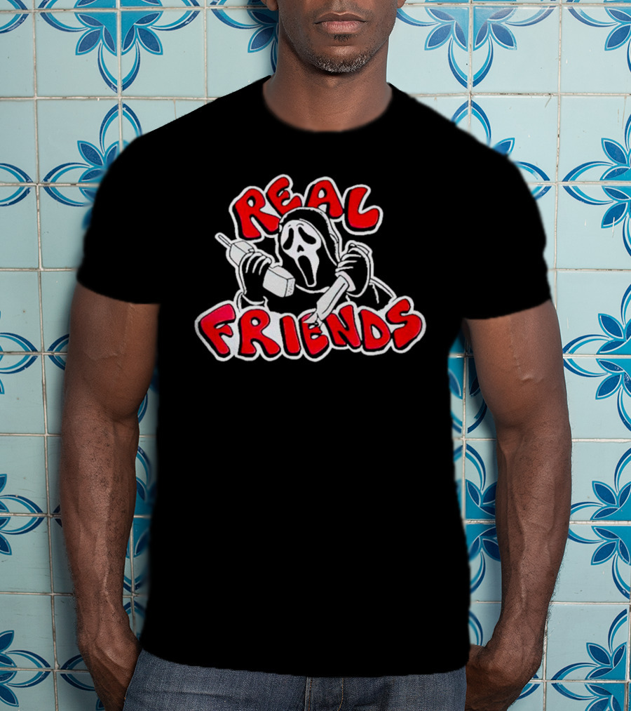 Real Friends Scream Ghostface Halloween Character T-Shirt