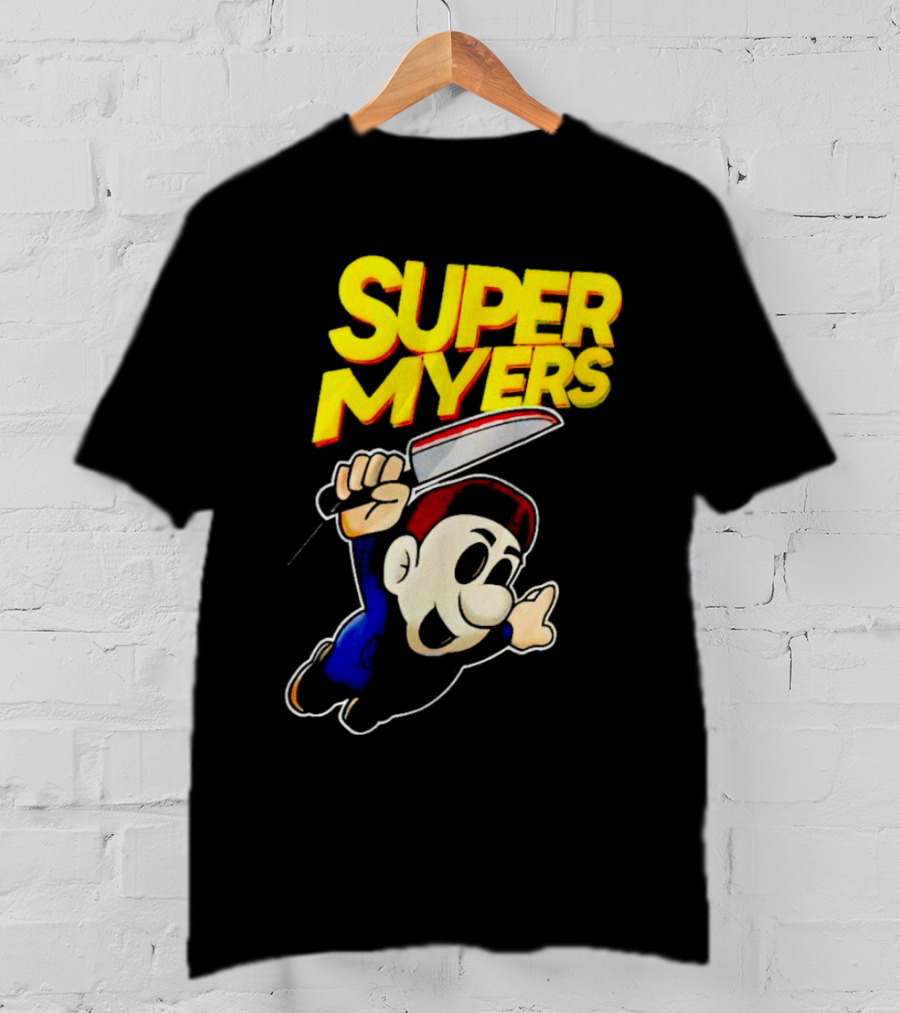 Super Myers Halloween Mario T-Shirt