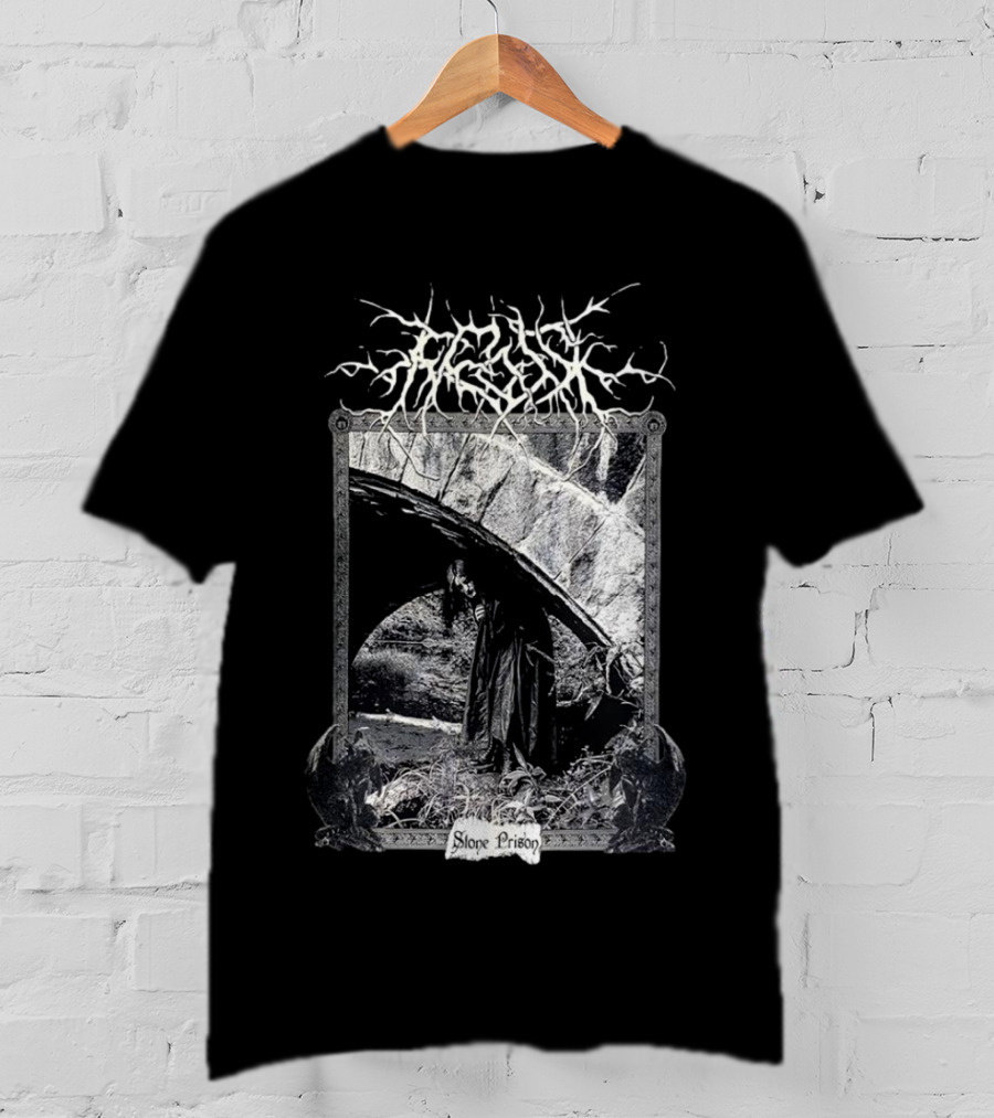 Frosk Stone Prison Gothic Monochrome T-Shirt