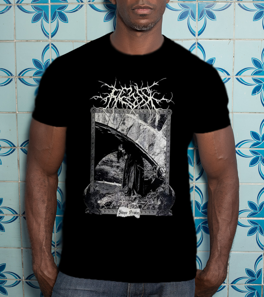 Frosk Stone Prison Gothic Monochrome T-Shirt