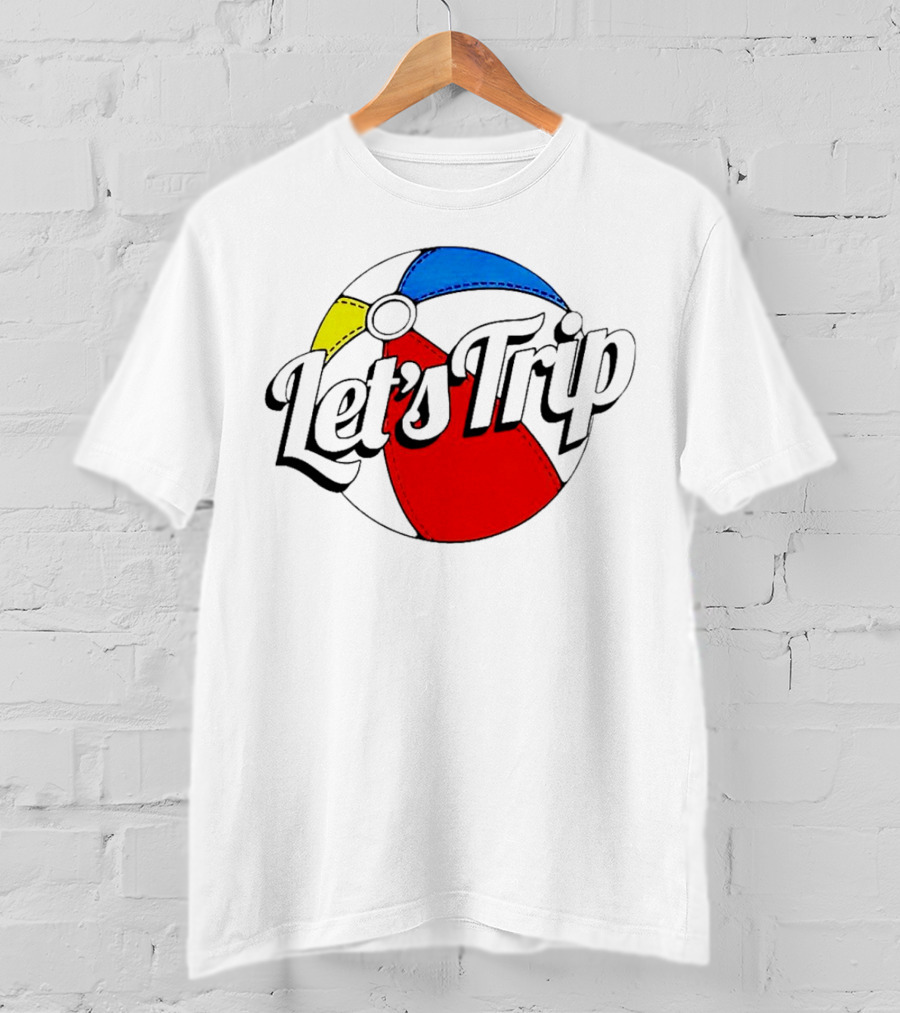 Let's Trip Colorful Beach Ball Adventure T-Shirt
