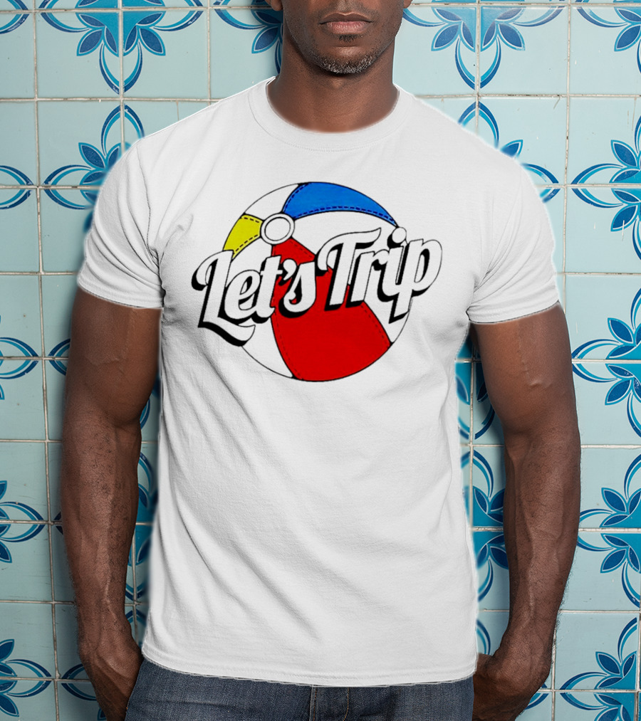 Let's Trip Colorful Beach Ball Adventure T-Shirt