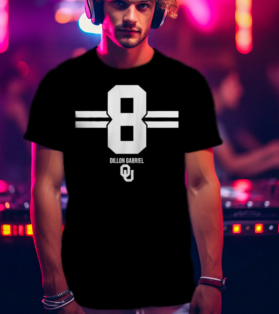 Dillon Gabriel 8 OU Oklahoma Sooners Football T-Shirt