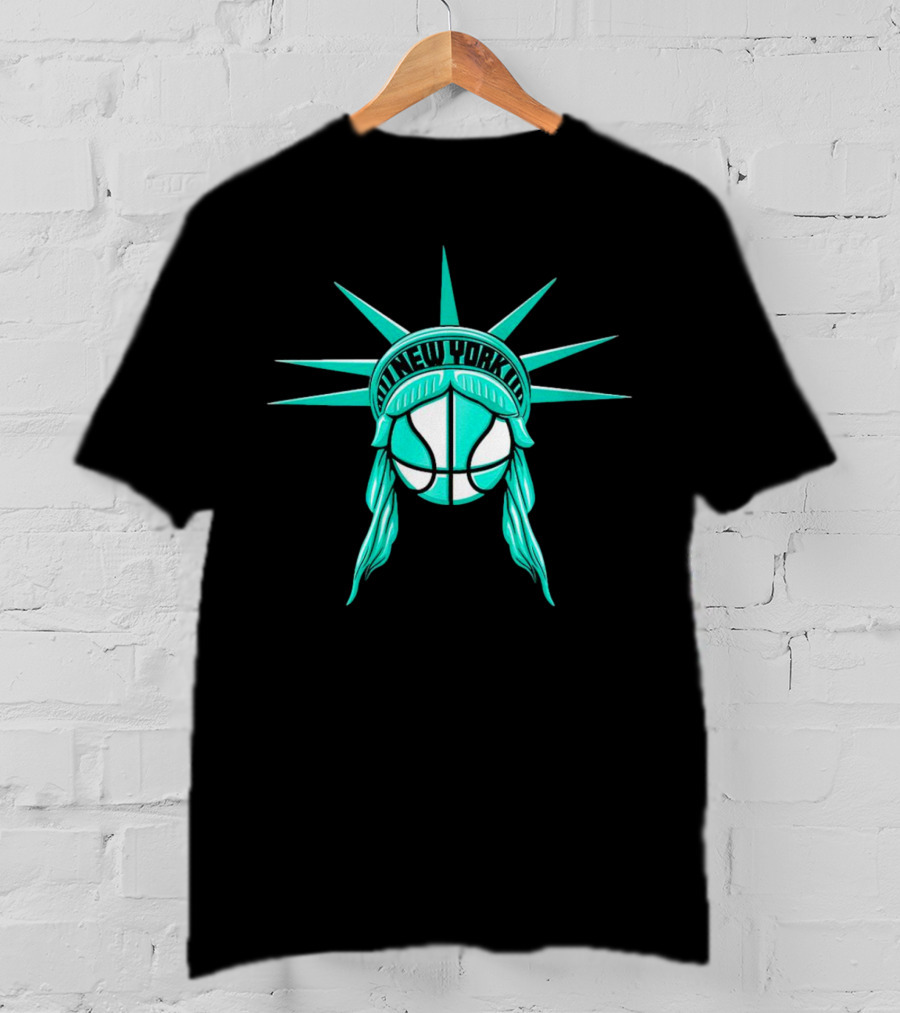 New York Liberty Basketball Lady Liberty T-Shirt