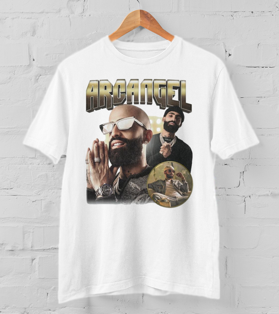 Arcangel Rapper Vintage Style Collage T-Shirt