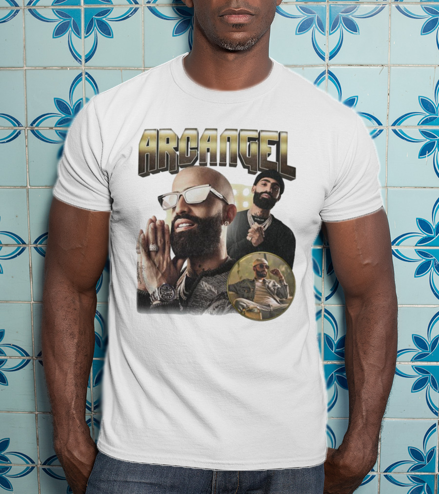 Arcangel Rapper Vintage Style Collage T-Shirt