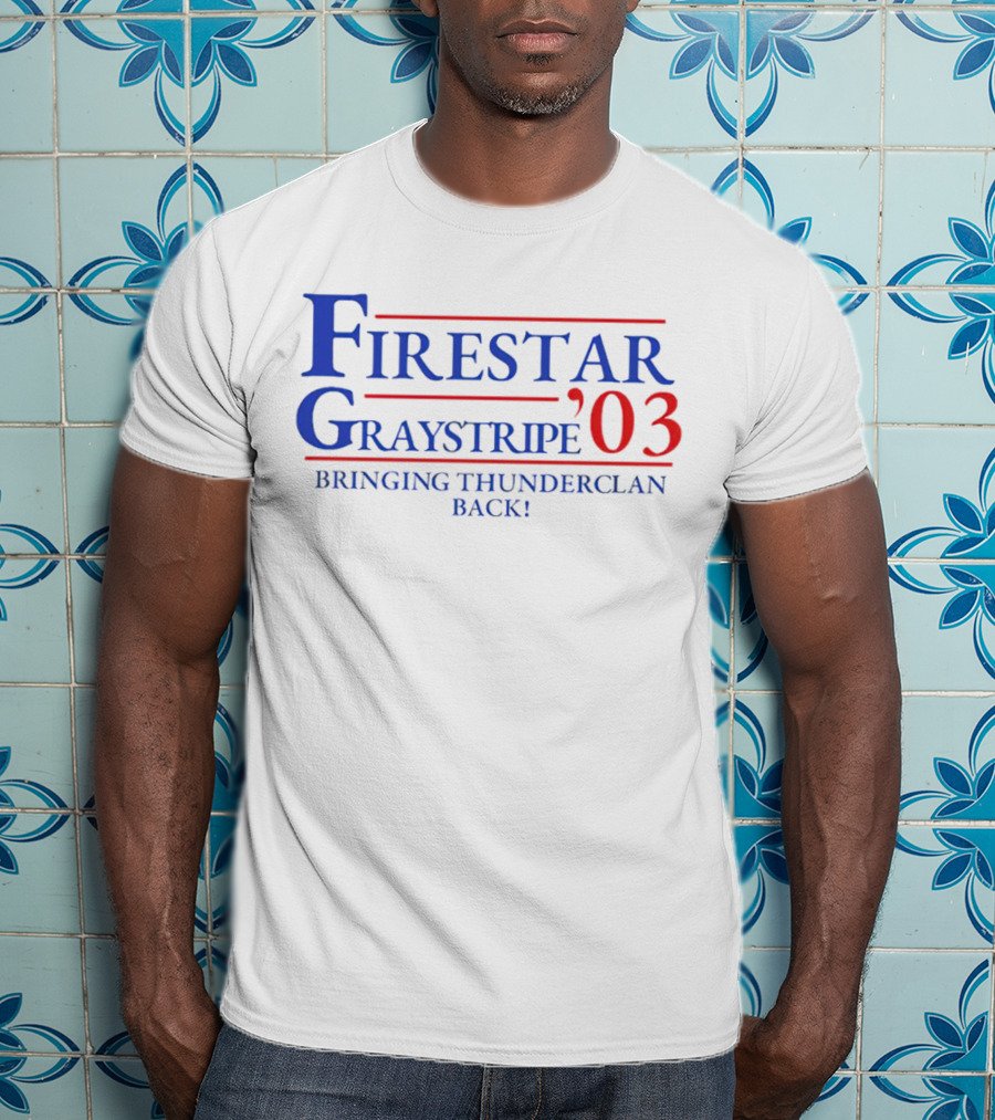 Firestar Graystripe 2003 Bringing ThunderClan Back T-Shirt