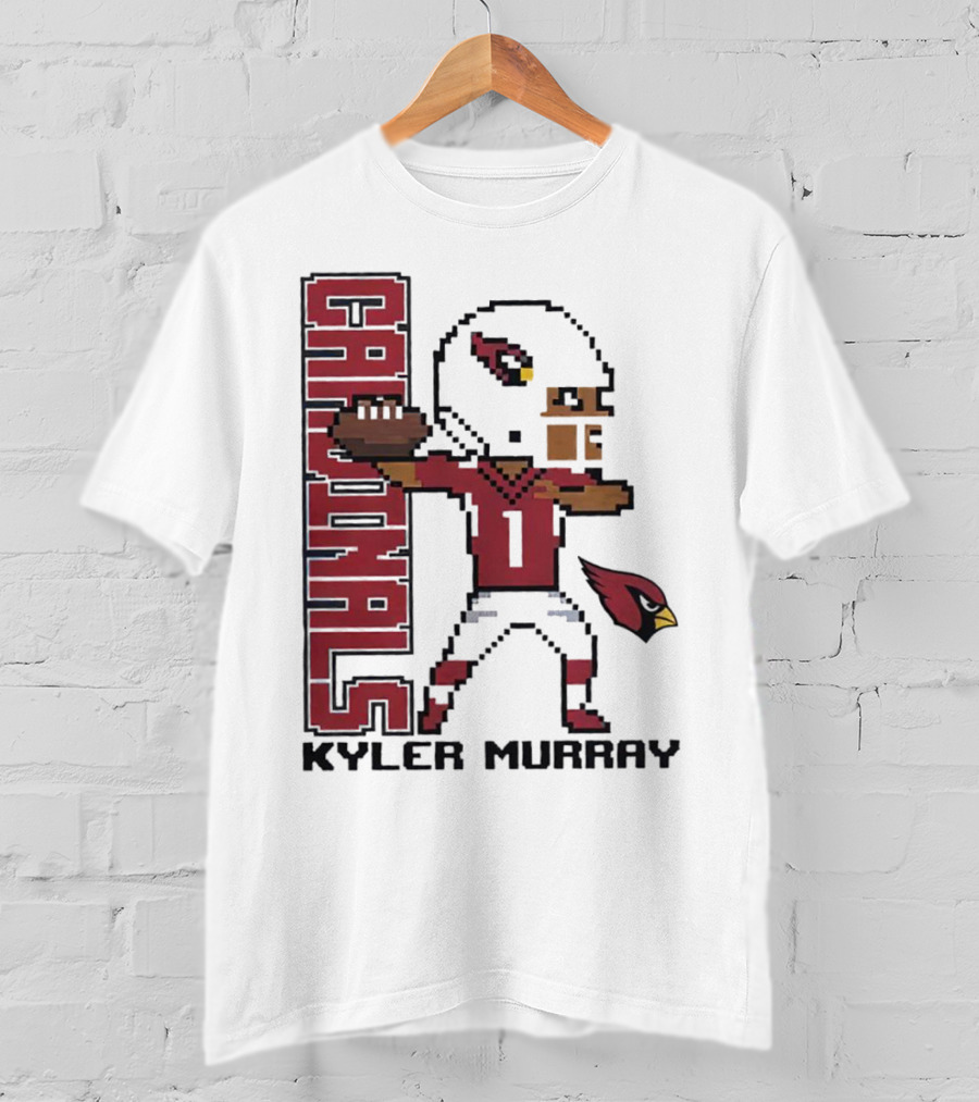 Cardinals Kyler Murray Arizona Football Pixel T-Shirt