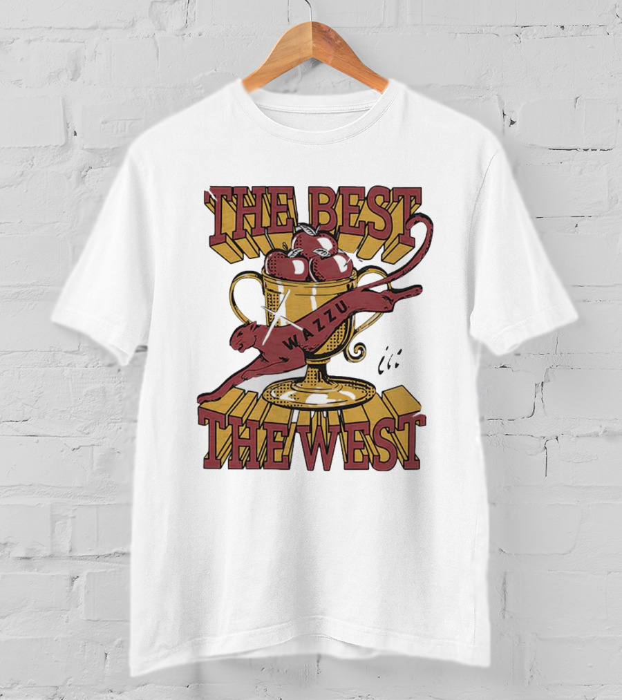 Wazzu The Best In The West Trophy Panther T-Shirt