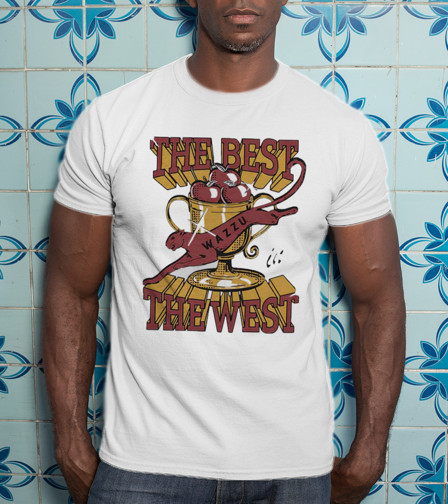 Wazzu The Best In The West Trophy Panther T-Shirt